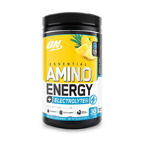 Optimum Nutrition Amino Energy   Electrolytes   Pre Workout  BCAAs  Amino Acids  Keto Friendly  Energy Powder   Pineapple Twist  30 Servings