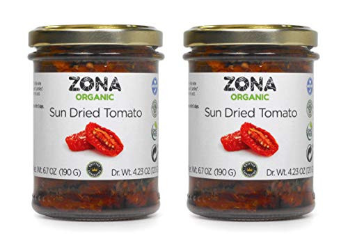 Zona Organic Spanish Sun Dried Tomatoes  6 7 oz  Pack of 2