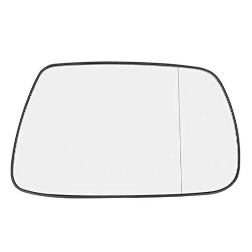 X AUTOHAUX Car Passenger Right Rearview Mirror Glass Heated with Backing Plate for Jeep Grand Cherokee 2005 2010 X AUTOHAUX Car Passenger Right Rearview Mirror Glass Heated with Backing Plate for Jeep Grand Cherokee 2005 2010