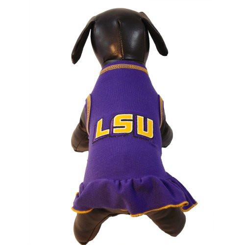 NCAA Louisiana State Fightin Tigers Cheerleader Dog Dress  Team Color  XX Large