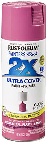 Rust Oleum 249123 6 PK Painter s Touch 2X Ultra Cover  6 Pack  Gloss Berry Pink