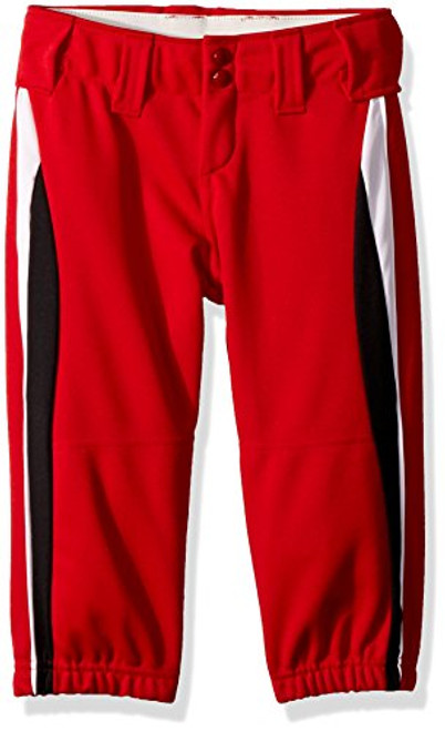 Augusta Sportswear Augusta Girls Comet Pant  Red Black White  Small