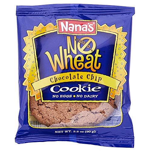 Nanas No Wheat Chocolate Chip Cookies No Eggs Dairy or Wheat 3 2 Oz Packages Pack of 12 Vegan Cookies Nanas No Wheat Chocolate Chip Cookies No Eggs Dairy or Wheat 3 2 Oz Packages Pack of 12 Vegan Cookies