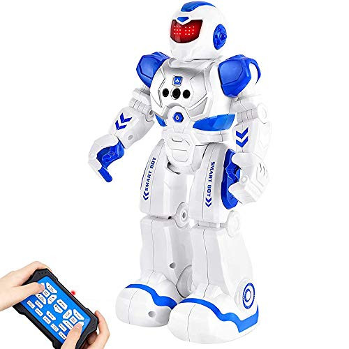 Beiwo Smart RC Robots for Kids  Intelligent Programmable Robot Toy  Remote Control Robot for Boy Toys  Dancing  Singing  Talking  Gesture Sensing Robotic Toys Boys Girls Kids Birthday Gift Present