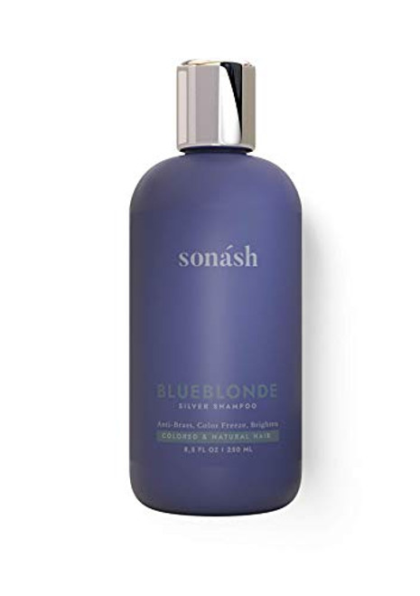Sonash BlueBlonde Purple Toning Silver Shampoo   Eliminates Brassy Yellow Tones   Lightens   Brightens Blonde  Platinum  Ash  Silver  Gray and Highlighted Brown Hair   Paraben Free  Cruelty Free Sonash BlueBlonde Purple Toning Silver Shampoo   Eliminates Brassy Yellow Tones   Lightens   Brightens Blonde  Platinum  Ash  Silver  Gray and Highlighted Brown Hair   Paraben Free  Cruelty Free