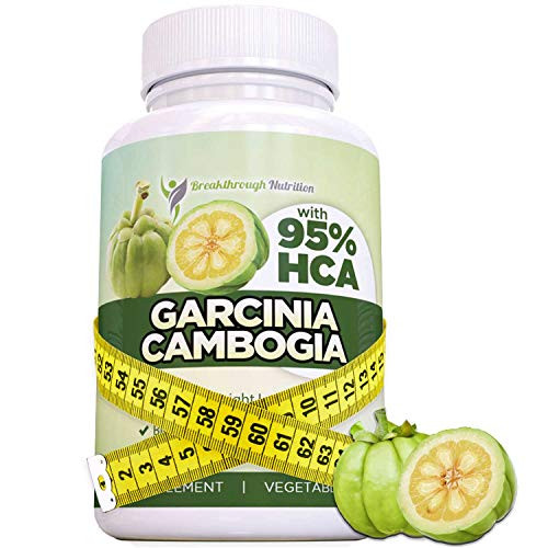 Pure Garcinia Cambogia Extract 95 HCA by Breakthrough Nutrition   Natural   Organic Appetite Suppressant   Weight Loss Supplement