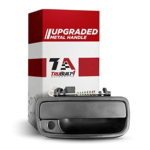 T1A Metal Upgrade Black Exterior Outside Front Right Passenger Side Door Handle Replacement for 1995 2004 Tacoma T1A 69210 35020 METAL