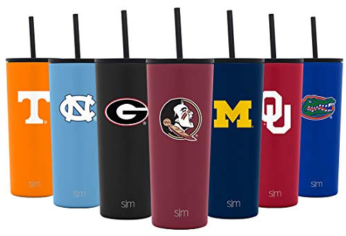 Simple Modern Florida State Seminoles 24 Ounce Classic Tumbler   Insulated Stainless Steel  NCAA Classic Tumbler