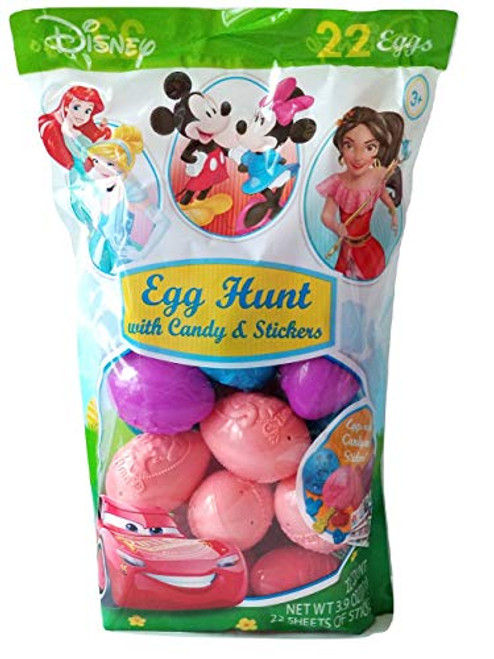 Characters Easter Egg Hunt Eggs Filled with Candy and Stickers Characters Easter Egg Hunt Eggs Filled with Candy and Stickers