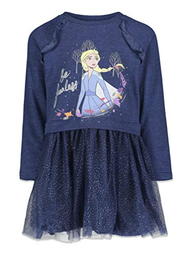 Disney Frozen Queen Elsa Little Girls Fashion Dress Purple 6 6X