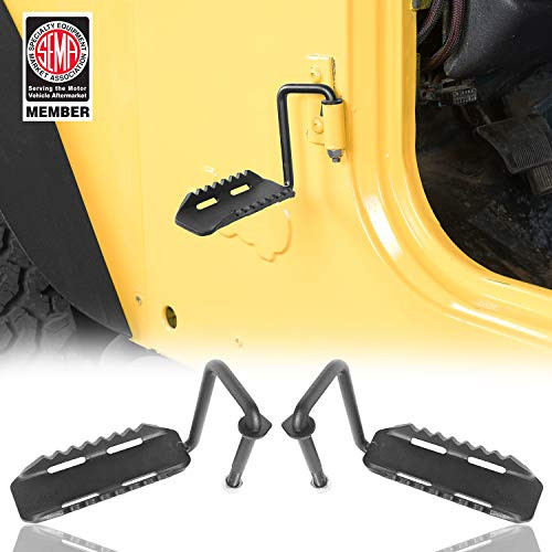u Box Front Foot Rest peg TJ Exterior Door Foot Pedal for 1997 2006 Jeep TJ Wrangler u Box Front Foot Rest peg TJ Exterior Door Foot Pedal for 1997 2006 Jeep TJ Wrangler