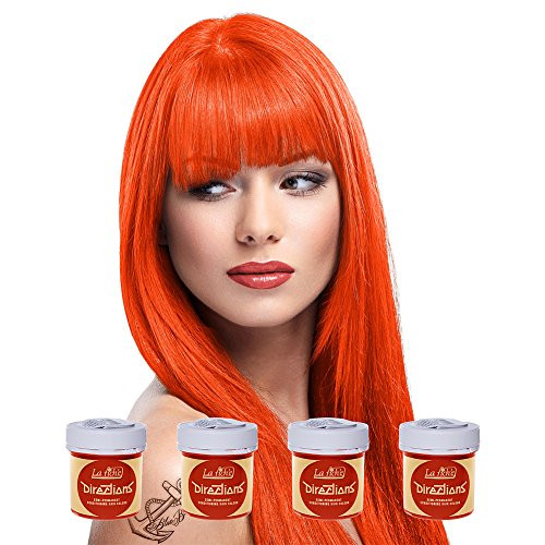 La Riche Directions Colour Hair Dye 4 Pack 88ml  Mandarin