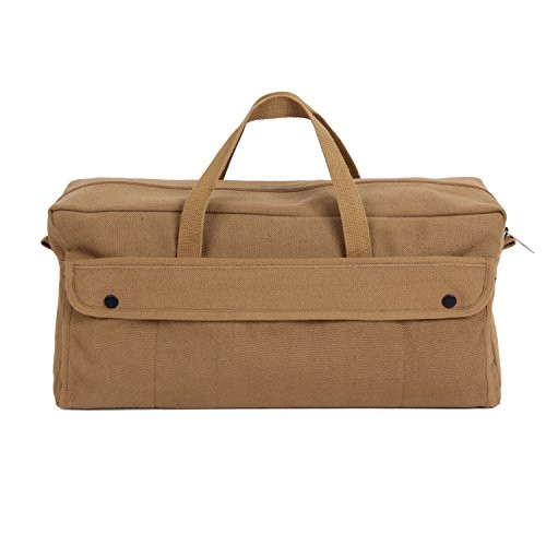 Rothco Canvas Jumbo Mechanic Tool Bag  Coyote Brown