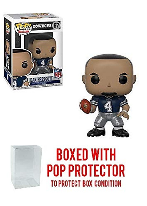 Pop! NFL: Wave 4 Dak Prescott Dallas Cowboys Home Jersey Vinyl Figure (Bundled with Pop Protector) Pop! NFL: Wave 4 Dak Prescott Dallas Cowboys Home Jersey Vinyl Figure (Bundled with Pop Protector)