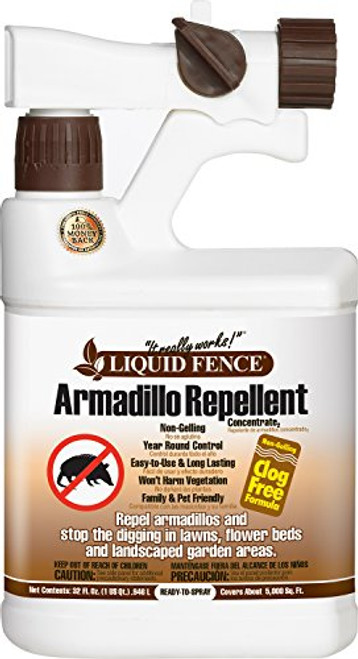 Liquid Fence HG-70285 Ready-to-Use Armadillo Repellent Concentrate, 32-Ounce