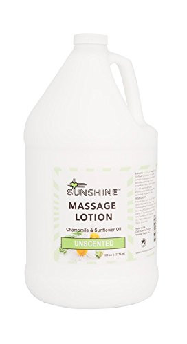 Unscented Sunshine Massage Lotion   Gallon