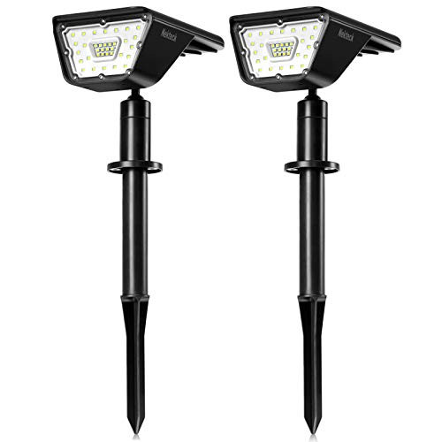 Nekteck Solar Lights Outdoor 35 LED Solar Powered Landscape Spotlights 2 in 1 IP65 Waterproof Wireless Solar Pathway Light Wall Light for Yard Garden Driveway Porch Walkway Pool Patio 2 Pack Nekteck Solar Lights Outdoor 35 LED Solar Powered Landscape Spotlights 2 in 1 IP65 Waterproof Wireless Solar Pathway Light Wall Light for Yard Garden Driveway Porch Walkway Pool Patio 2 Pack