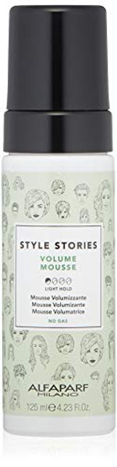 Alfaparf Milano Style Stories Volume Mousse Hair Styling Product Ideal for Fine Hair Light Hold Lightweight Volumizing Professional Salon Quality 4 23 Fl Oz Alfaparf Milano Style Stories Volume Mousse Hair Styling Product Ideal for Fine Hair Light Hold Lightweight Volumizing Professional Salon Quality 4 23 Fl Oz