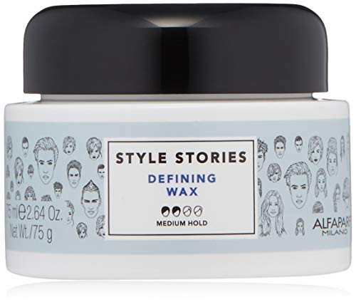 Alfaparf Milano Style Stories Defining Wax Medium Hold Hair Styling Wax Shiny Finish Long Lasting All Day Hold Professional Salon Quality Grooming Pomade 2 64 oz Alfaparf Milano Style Stories Defining Wax Medium Hold Hair Styling Wax Shiny Finish Long Lasting All Day Hold Professional Salon Quality Grooming Pomade 2 64 oz