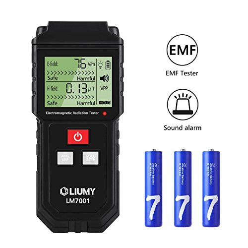 EMF Meter, LIUMY Handheld Mini EMF Electromagnetic Field Radiation Detector,Digital LCD Radiation Meter/Sound and Light Alarm EMF Meter, LIUMY Handheld Mini EMF Electromagnetic Field Radiation Detector,Digital LCD Radiation Meter/Sound and Light Alarm