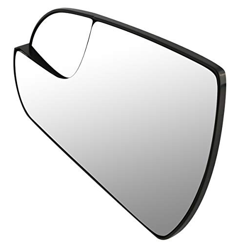 DNA Motoring OEM MG 0017 87611F3050 Factory Style Left Side Mirror Glass w Convex Spotter Silver