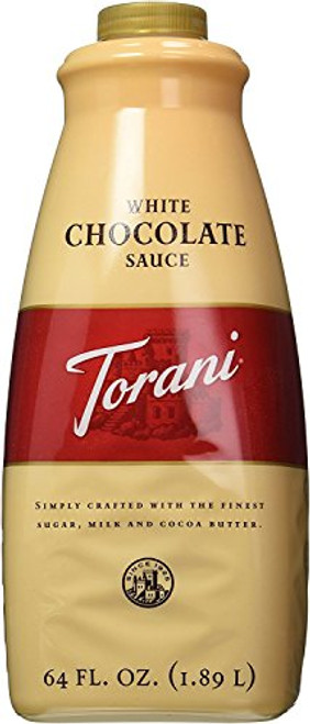 Torani White Chocolate Sauce 64 Ounce Torani White Chocolate Sauce 64 Ounce