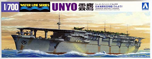 Aoshima 1 700 Scale I J N  Aircraft Carrier Unyo   Plastic Watercraft Model Building Kit  45220 Aoshima 1 700 Scale I J N  Aircraft Carrier Unyo   Plastic Watercraft Model Building Kit  45220