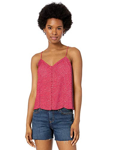 Volcom Junior s Women s Hey Bud Spaghetti Strap Cami Top  dot  16