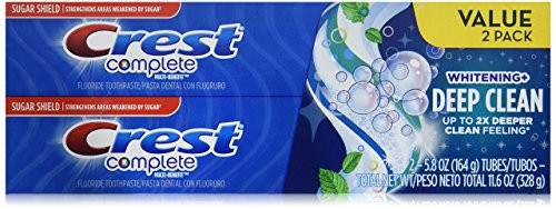 Crest Complete Whitening Deep Clean Mint Toothpaste Twin Pack 11.6 Ounce