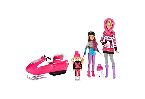 Barbie FDR73 Sisters Snow Fun Doll Giftset, Multicolor Barbie FDR73 Sisters Snow Fun Doll Giftset, Multicolor