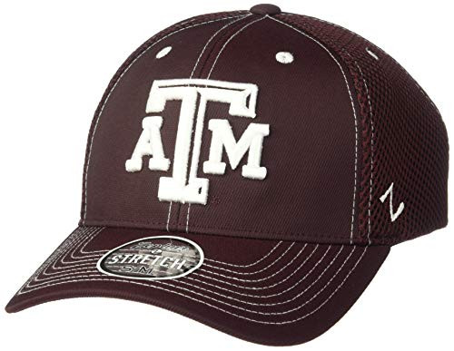 NCAA Zephyr Texas A M Aggies Mens Pregame 2 Performance Hat  X Large  Primary Team Color