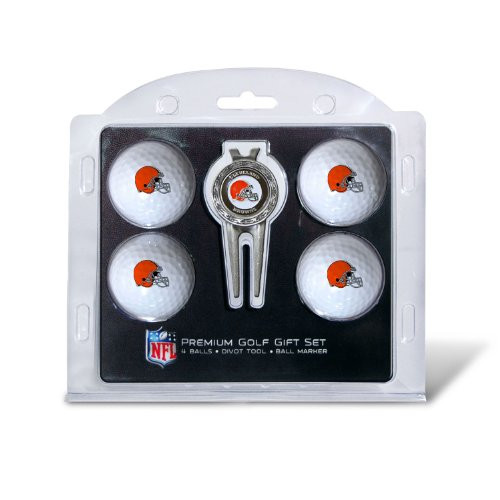 NFL Cleveland Browns 4 Golf Ball And Divot Tool Set