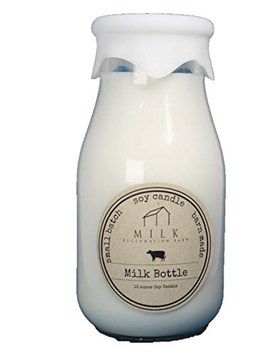 Milk Reclamation Barn s Milk Bottle  13 oz  Candle  Steeplechase