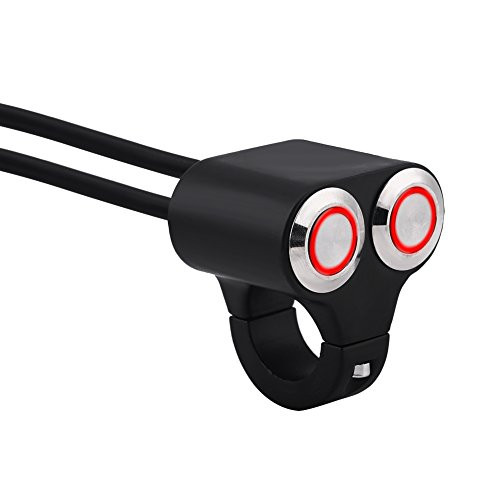 Handlebar Switch  7 8inch 22mm Motorcycle Handlebar Switch Headlight Brake Fog Light ON OFF with Indicator Light ??