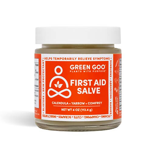 Green Goo Natural First Aid Cream Healing Ointment Skin Repair Cream 4 Ounce Jar Green Goo Natural First Aid Cream Healing Ointment Skin Repair Cream 4 Ounce Jar