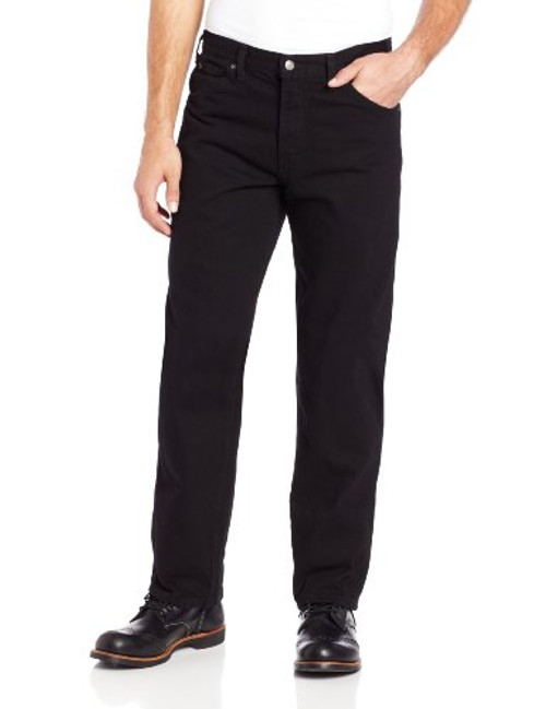 Dickies Men s Big Tall Overdyed Relaxed Fit Jean  Black  50x32