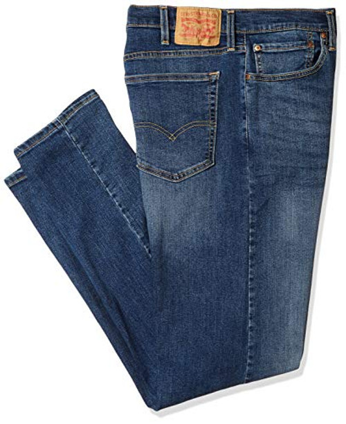 Levi s Men s Big and Tall Big   Tall 502 Regular Taper Fit Jeans  Panda   Advanced Stretch  46W x 29L