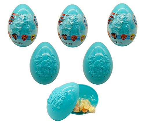 Nickelodeon Paw Patrol Pre Filled Xlarge Easter Eggs 6 Pack 4 in tall Embossed Plastic Candy Egg Easter Basket Stuffer Egg Hunt Nickelodeon Paw Patrol Pre Filled Xlarge Easter Eggs 6 Pack 4 in tall Embossed Plastic Candy Egg Easter Basket Stuffer Egg Hunt