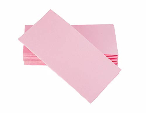 Simulinen Colored Napkins   Decorative Cloth Like   Disposable  Dinner Napkins   Pink  Soft  Absorbent   Durable   16 x16    Great for Any Occasion   Box of 50