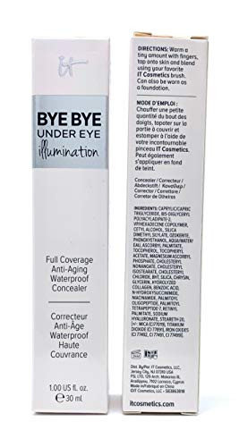 it Cosmetics Bye Bye Under Eye Illumination Full Coverage Anti Aging Concealer  Medium Tan  Warm Medium   1 Ounce Supersize