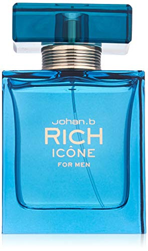 Johan B  Rich Icone for Men Eau De Toilette Spray  3 Ounce