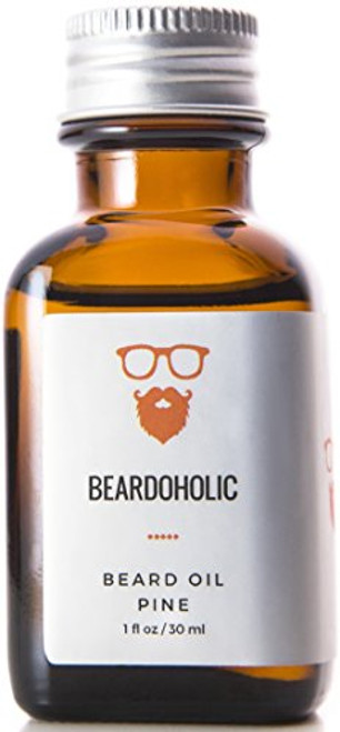 BEARDOHOLIC Premium Quality Beard Oil and Leave in Conditioner  Softener   100 Pure Organic Natural  Pine Scented   Beard Growth and Stops Itchiness   Jojoba and Argan Oil 