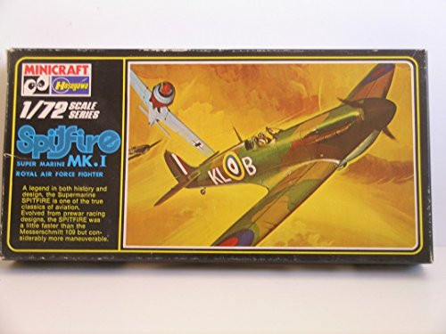 Minicraft Hasegawa Models 1 72 Scale WW II Supermarine Spitfire Mk I Plastic Model Kit Minicraft Hasegawa Models 1 72 Scale WW II Supermarine Spitfire Mk I Plastic Model Kit