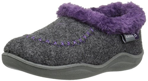 Kamik Girls  COZYCABIN2 Slipper  Grey Purple  11 Medium US Little Kid