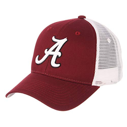 Campus Hats University of Alabama Crimson Tide Red Crimson Big Rig  Bama  Mesh Top Trucker Mens Womens Youth Limited Edition Snapback Adjustable Baseball Hat Cap
