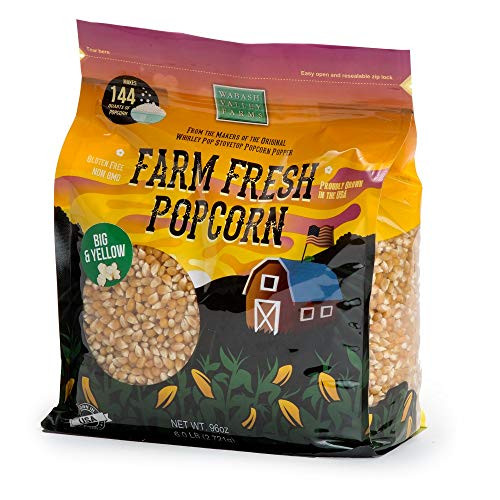 Wabash Valley Farms Popcorn Kernels Big Yellow 6 lb Wabash Valley Farms Popcorn Kernels Big Yellow 6 lb