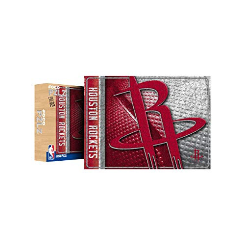 FOCO Houston Rockets NBA Big Logo 500 Piece Jigsaw PZLZ  PZLZNBJG500BL