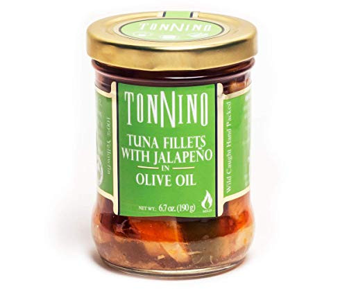 Tonnino  Tuna Yellowfin Fillets With Jalapeno  6 7 Ounce  Pack of 3
