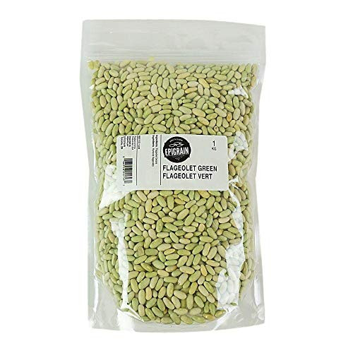 Epigrain Dried Green Flageolet Beans   1Kg  2 2 Lb    The Caviar of Beans  Classic French Cuisine  Perfect With Lamb