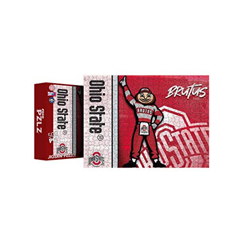 FOCO Brutus Buckeye Ohio State Buckeyes NCAA Mascot 500 Piece Jigsaw PZLZ PZLZNCJG500BL FOCO Brutus Buckeye Ohio State Buckeyes NCAA Mascot 500 Piece Jigsaw PZLZ PZLZNCJG500BL